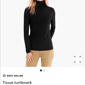 NEVER WORN J. Crew Tissue Turtleneck